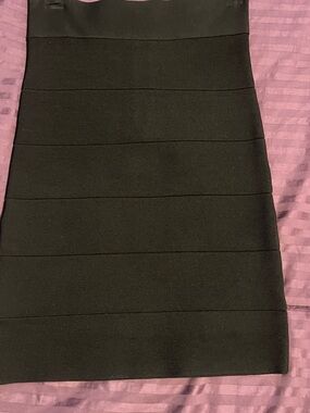 Classic Black Bandage mini Skirt - Women